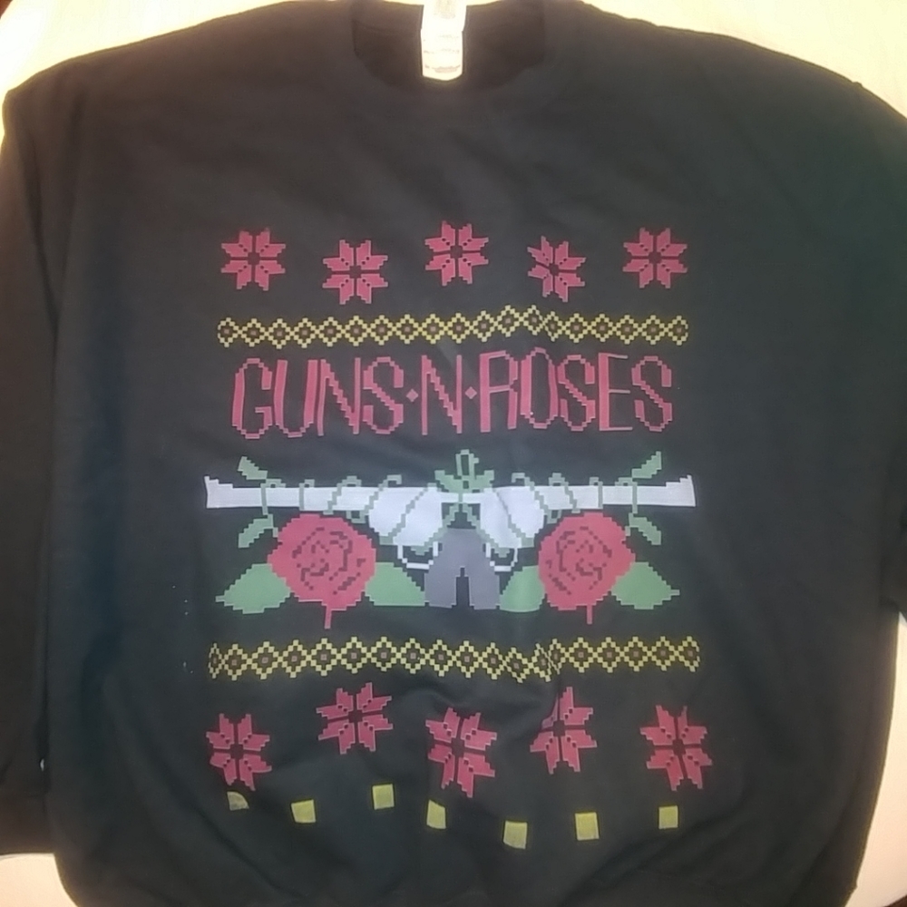 Men's Guns N Roses crew neck sweater🔥